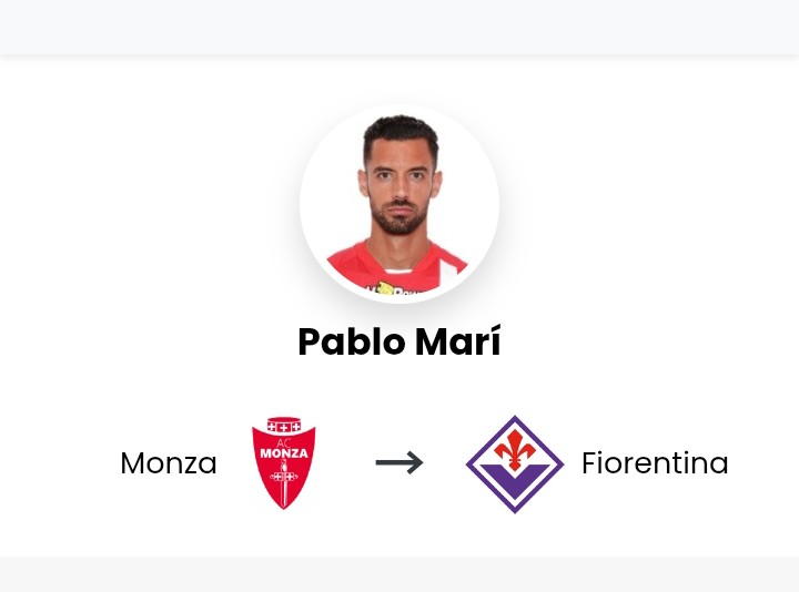ULTIME NOTIZIE: La Fiorentina si assicura Pablo Marí dal Monza in uno scambio