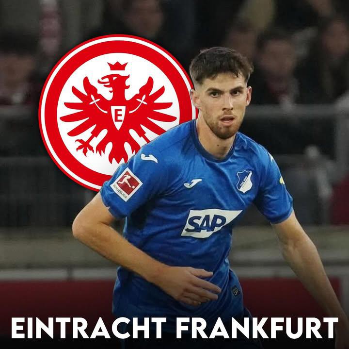 ABGESCHLOSSEN: Eintracht Frankfurt schließt Sommertransfervertrag mit Hoffenheim über die Verpflichtung von Anton Stach.