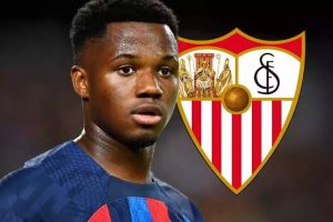 OFICIAL: El Sevilla FC confirma el emotivo regreso del cotizado centrocampista español Ansu Fati en un traspaso espectacular este verano desde el Barcelona.