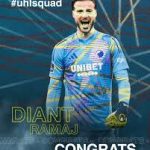 OFFICIEL: FC København sikrer Diant Ramaj for endnu et år med mulighed for køb efter Danish Cup Heroics.
