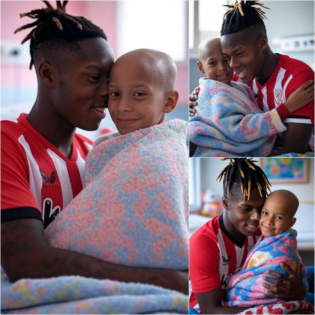 Familia conmovida por el emotivo gesto de Nico Williams hacia su niño de 7 años que lucha contra un tumor cerebral.