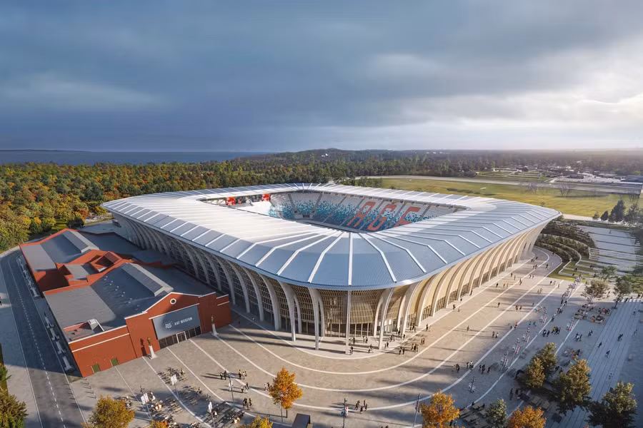 Fremskridt med AGF Aarhus Stadion.