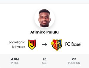 Afimico Pululu kehrt zum FC Basel zurück