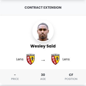 Suite à l'annonce officielle, Wesley Saïd a exprimé sa joie et sa fierté de signer son nouveau contrat :
