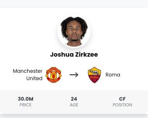 I Giallorossi puntano allo Joshua Zikzee