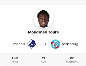 Le RSC Mohamed Toure Transfert Nouvelles