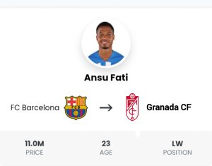 Para el Barcelona, ​​la cesión ofrece una oportunidad estratégica para recuperar el valor del extremo. Para el Granada, representa una