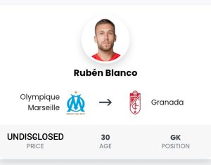GranadaCF Ruben Blanco transferir 