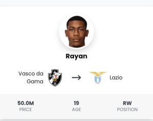 La Lazio Rayan Mercato