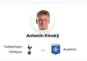 AjAuxerre Antonín Kinský Transfert Nouvelles 