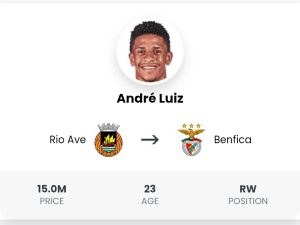 SLBenfica Andre Luiz Transferências