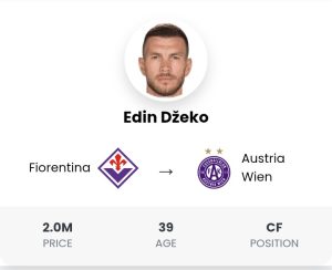 FKAustria Wien Edin Džeko Fußballtransfer 