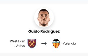 ValenciaCF Guido Rodriguez transferir